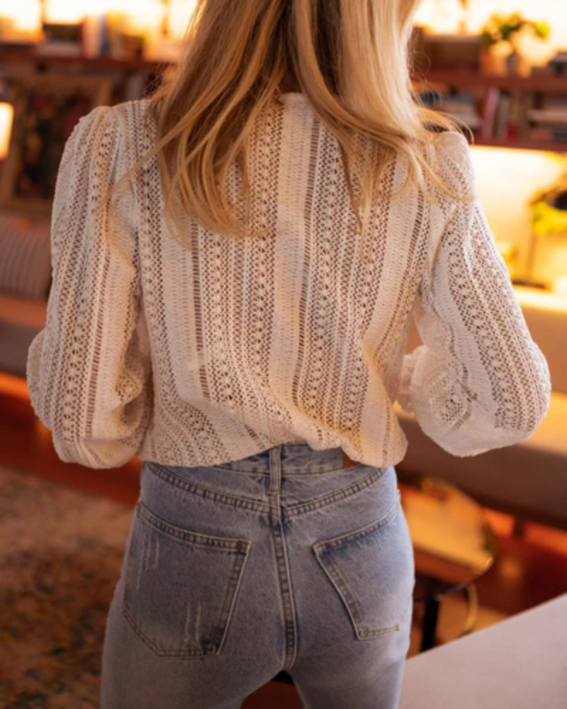 SUNBEAM – Blouse en Crochet