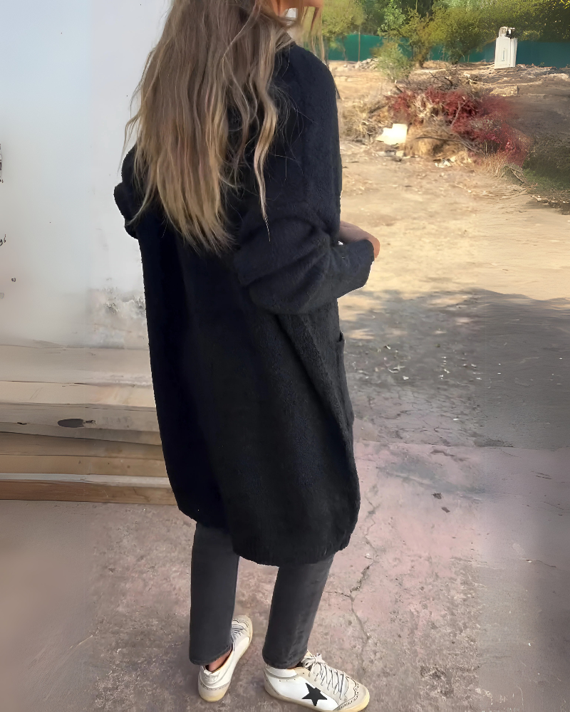 BELIA - CARDIGAN DÉCONTRACTÉ EN MAILLE AVEC POCHES