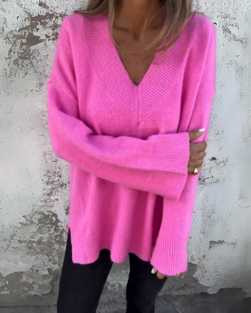 MARIANE - PULL DÉCONTRACTÉ À COL V
