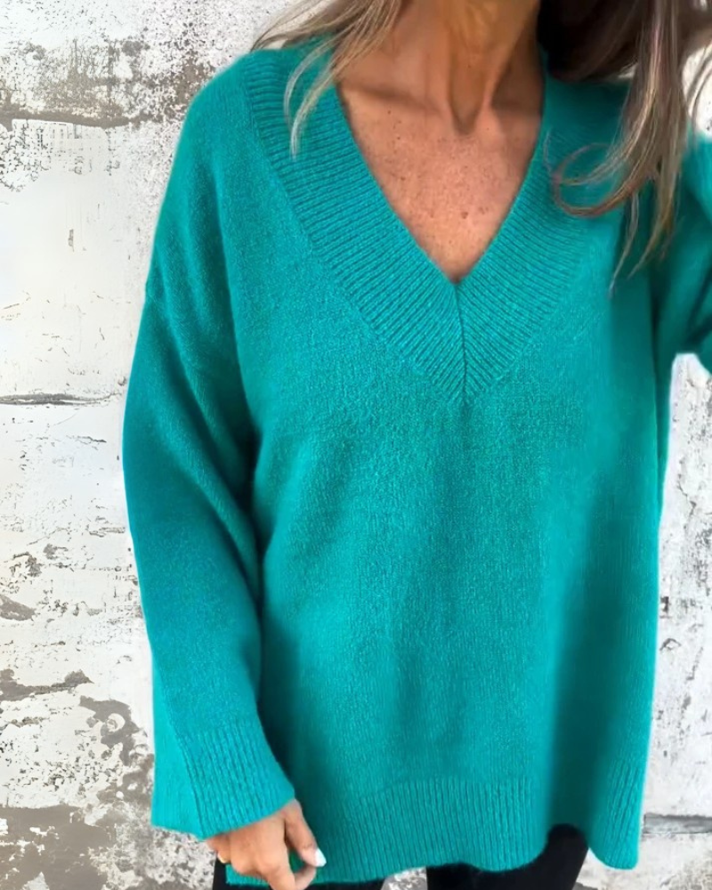 MARIANE - PULL DÉCONTRACTÉ À COL V