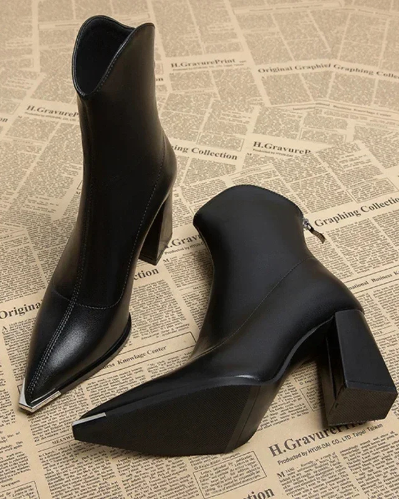 LIONA - BOTTINES CHELSEA AVEC BOUT CHROMÉ