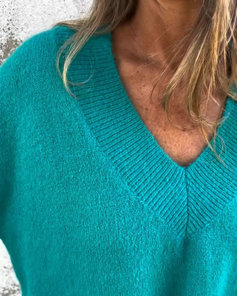 MARIANE - PULL DÉCONTRACTÉ À COL V