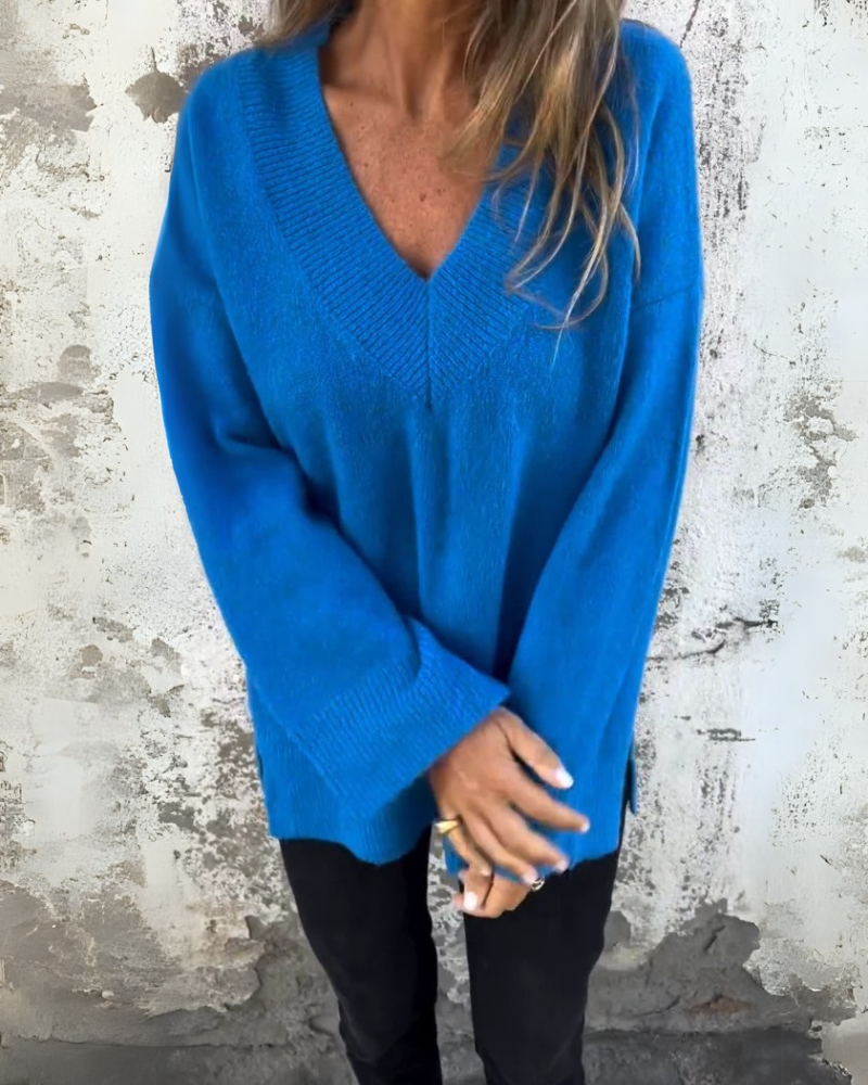 MARIANE - PULL DÉCONTRACTÉ À COL V