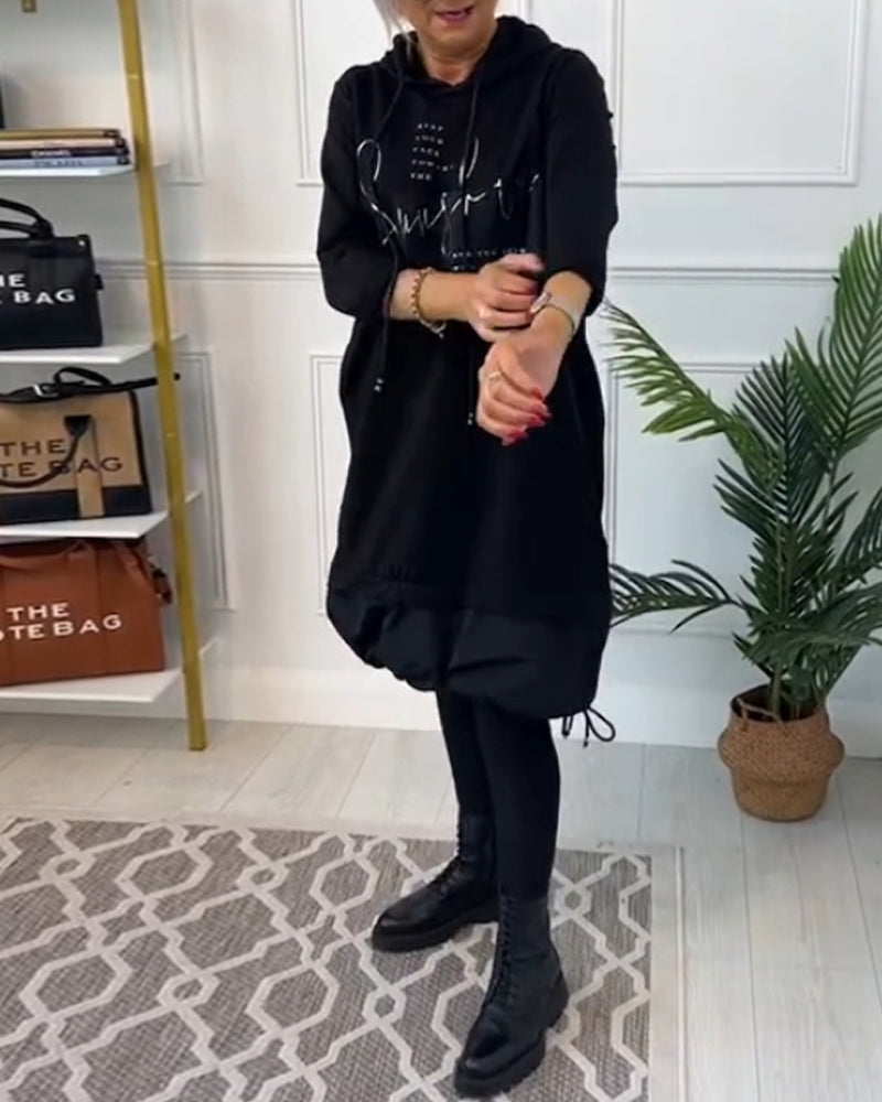 SEMBA - ROBE À CAPUCHE DÉCONTRACTÉE