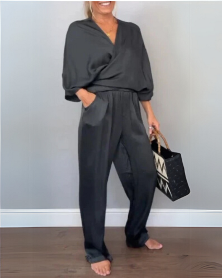 PAULA - ENSEMBLE CACHE-CŒUR ET PANTALON