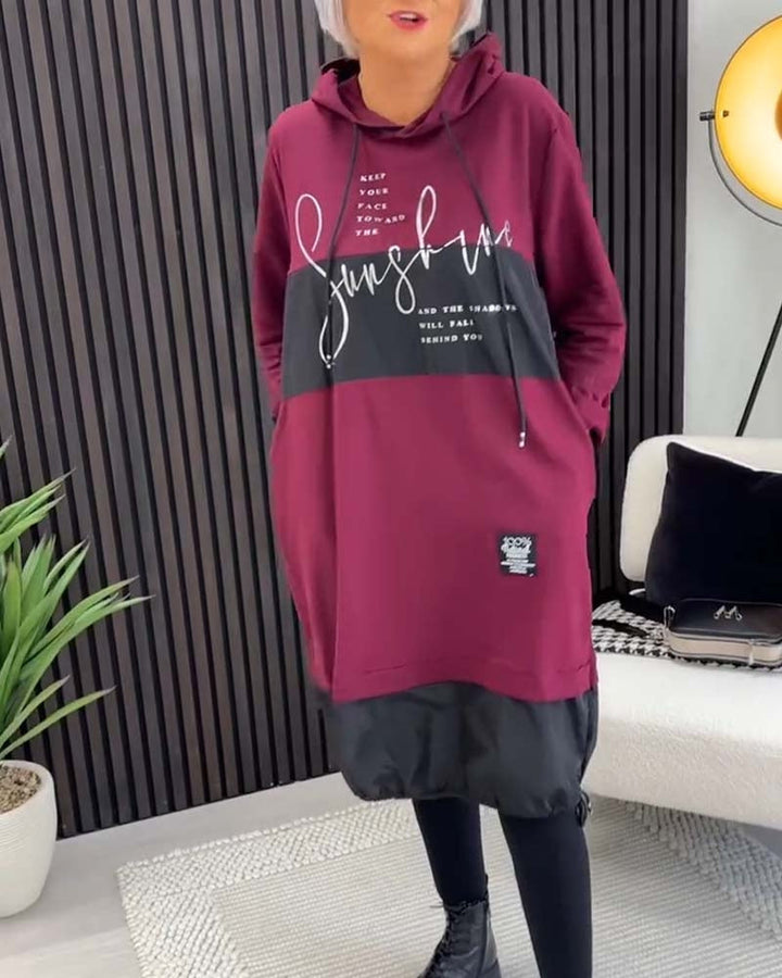 SEMBA - ROBE À CAPUCHE DÉCONTRACTÉE