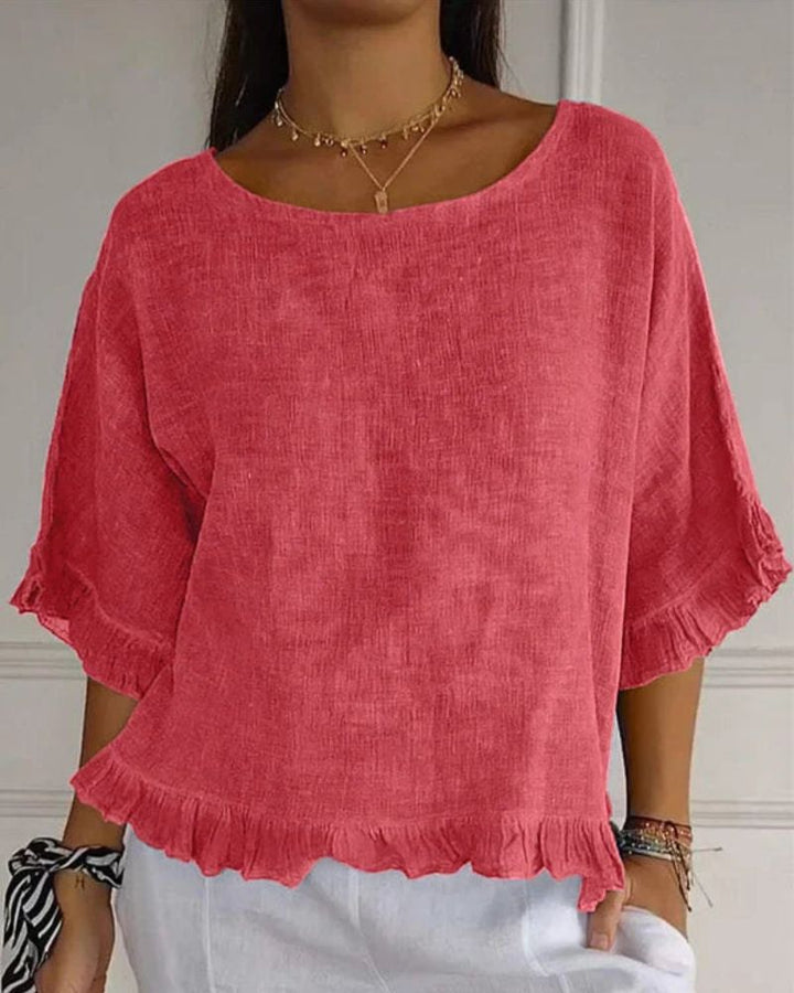NABILA - CHEMISE EN LIN ÉLÉGANTE