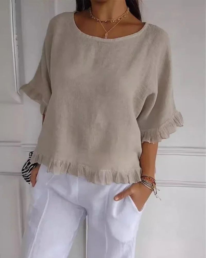 NABILA - CHEMISE EN LIN ÉLÉGANTE