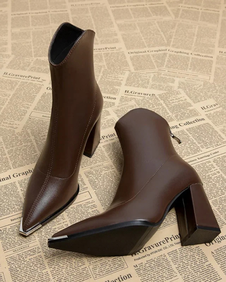 LIONA - BOTTINES CHELSEA AVEC BOUT CHROMÉ