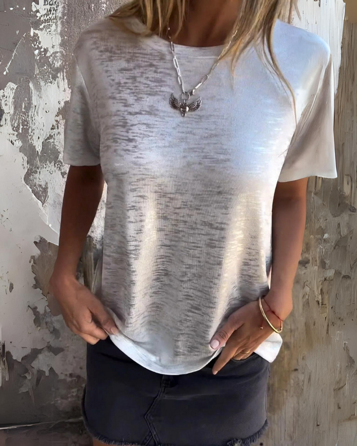 MARIONA - T-Shirt Élégant à Manches Courtes