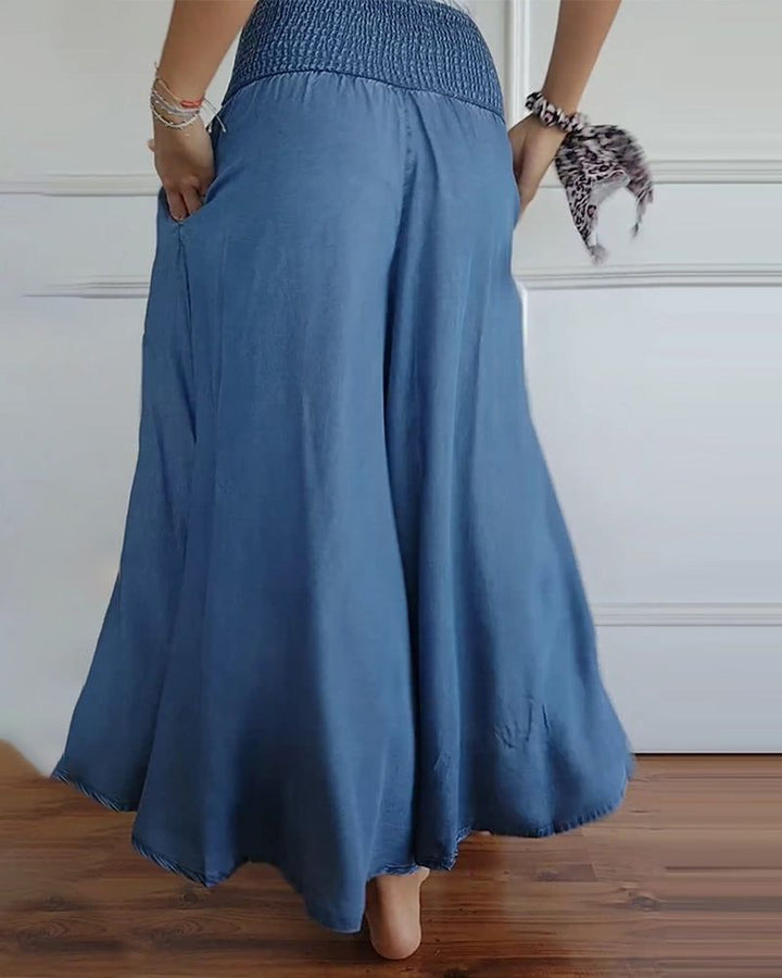 DANSA - PANTALON CONFORTABLE À TAILLE ÉLASTIQUE