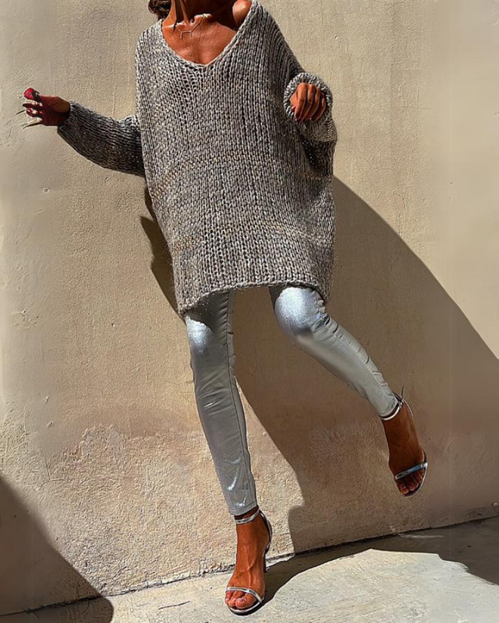 IVAGI - PULL-OVER LOOSE COLORBLOCK À RAYURES POUR BRUNCH