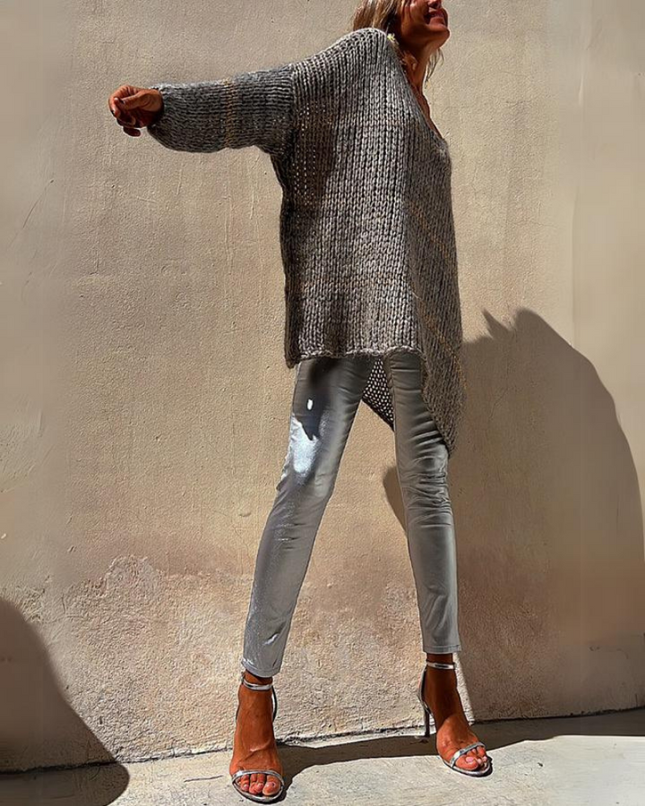 IVAGI - PULL-OVER LOOSE COLORBLOCK À RAYURES POUR BRUNCH