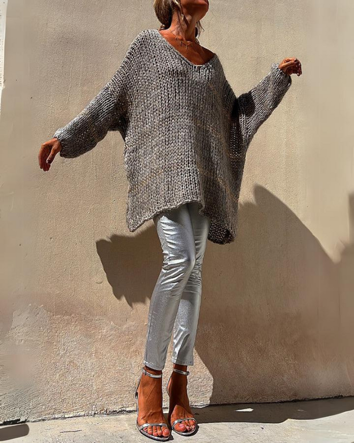 IVAGI - PULL-OVER LOOSE COLORBLOCK À RAYURES POUR BRUNCH