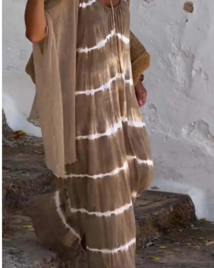 BELINA - ROBE BOHO TIE-DYE