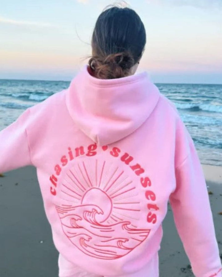 CHASING SUNSETS - SWEAT À CAPUCHE STYLÉ