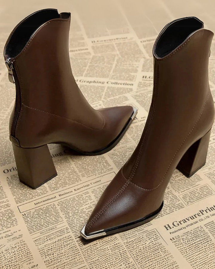 LIONA - BOTTINES CHELSEA AVEC BOUT CHROMÉ