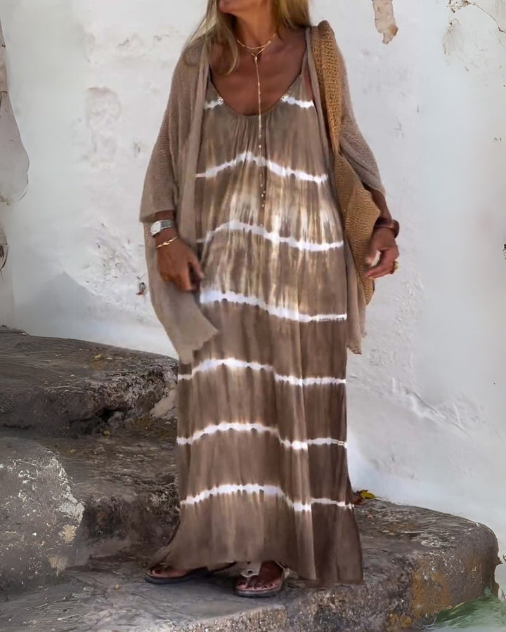 BELINA - ROBE BOHO TIE-DYE